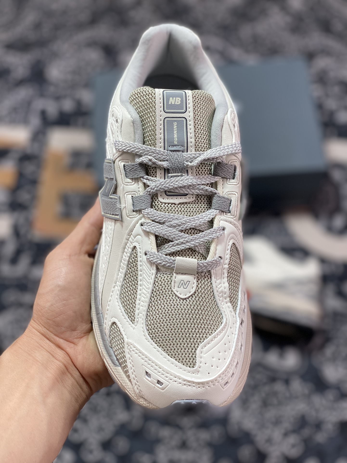 New Balance M1906R Series Retro Daddy Style Casual Sports Jogging Shoes ”Leather Beige White Gray” M1906RD