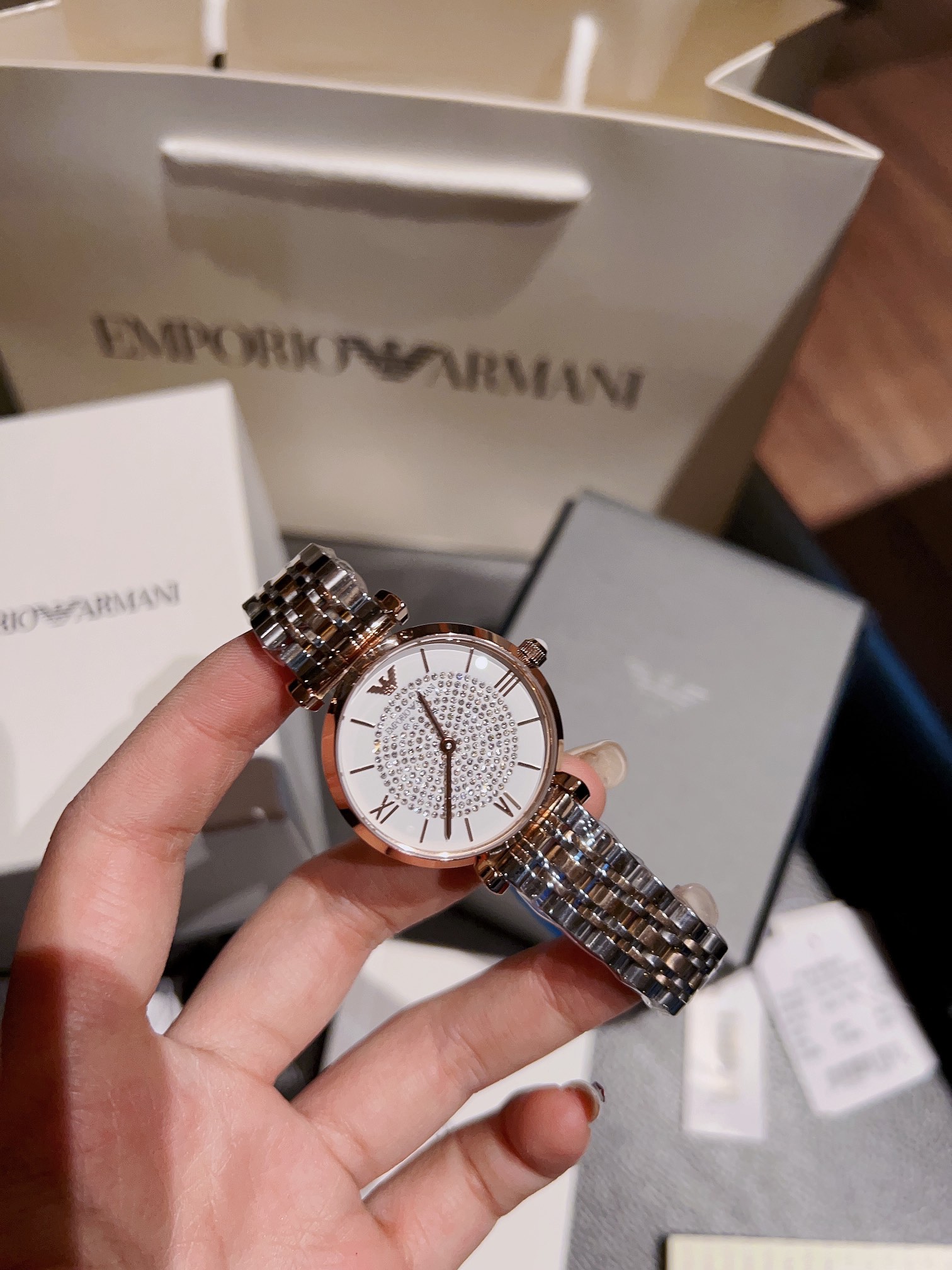 Stylish Zirconium Watch for Fashionable Women: High-Quality 32mm Steel with Super-Shiny Drill - 图片 6
