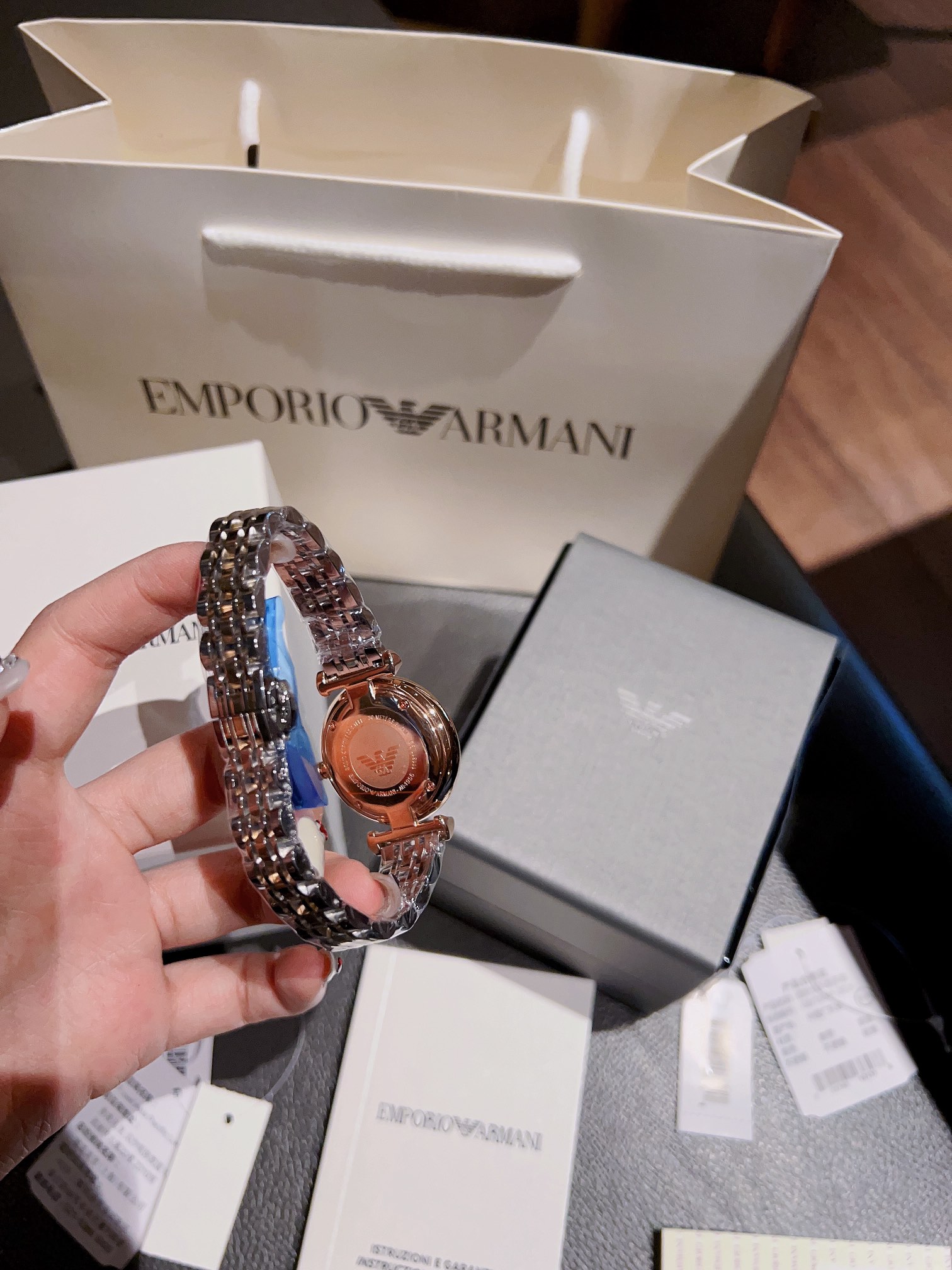 Stylish Zirconium Watch for Fashionable Women: High-Quality 32mm Steel with Super-Shiny Drill - 图片 4