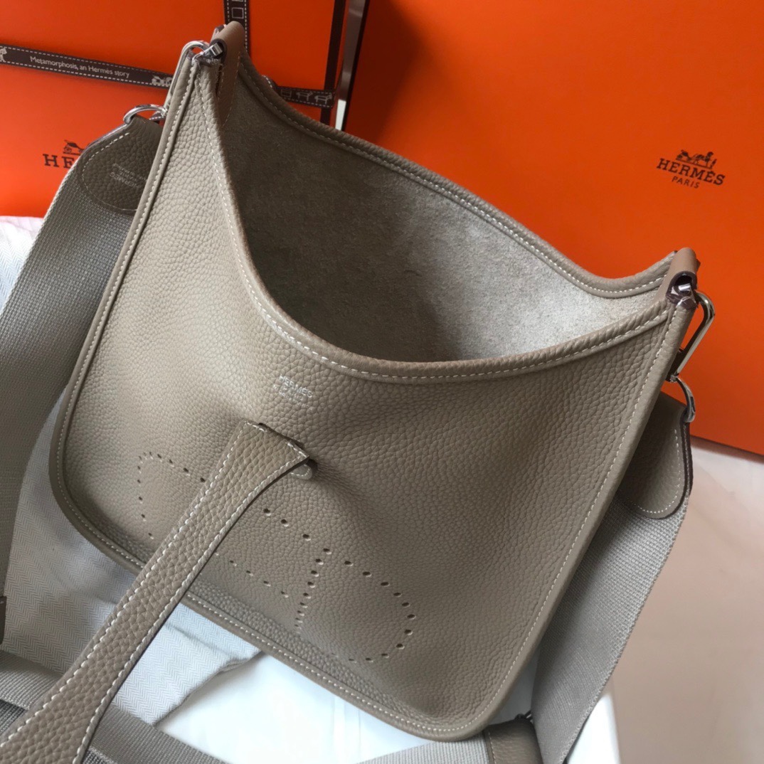 Hermès Evelyne 斑鸠灰 28cm トートバッグ