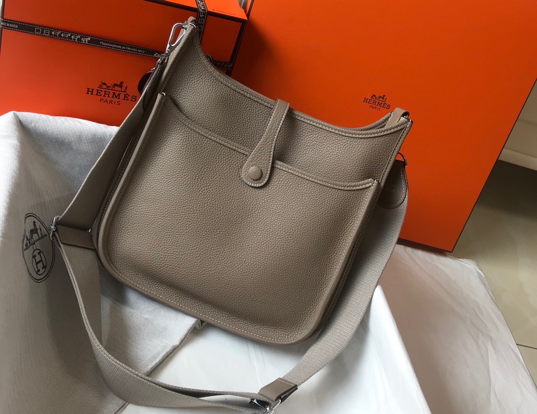 Hermès Evelyne 斑鸠灰 28cm トートバッグ