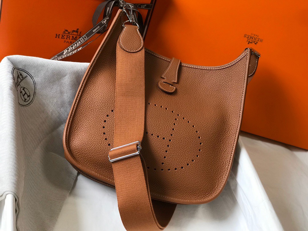 Hermès Evelyne 28cm - Togoレザー・斑鸠灰・男女兼用
