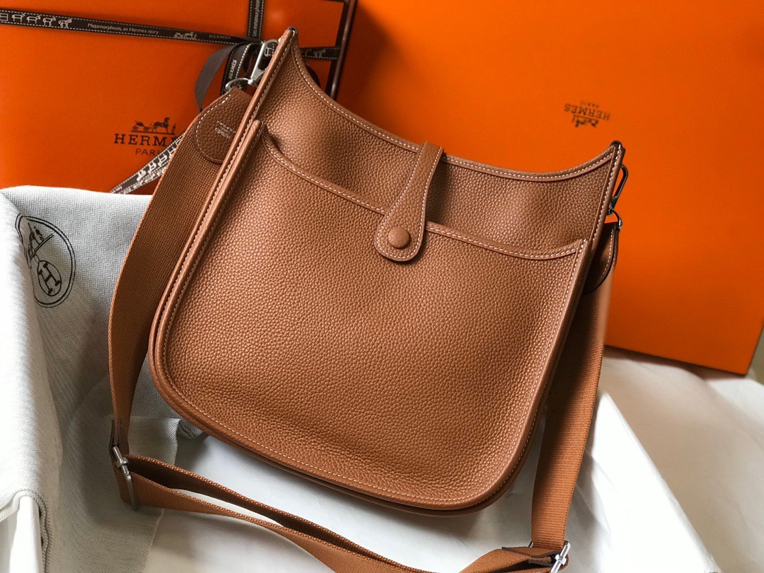 Hermès Evelyne 28cm - Togoレザー・斑鸠灰・男女兼用