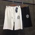 Chrome Hearts Clothing Shorts Buying Replica Black White Embroidery Men Cotton Spring/Summer Collection Sweatpants