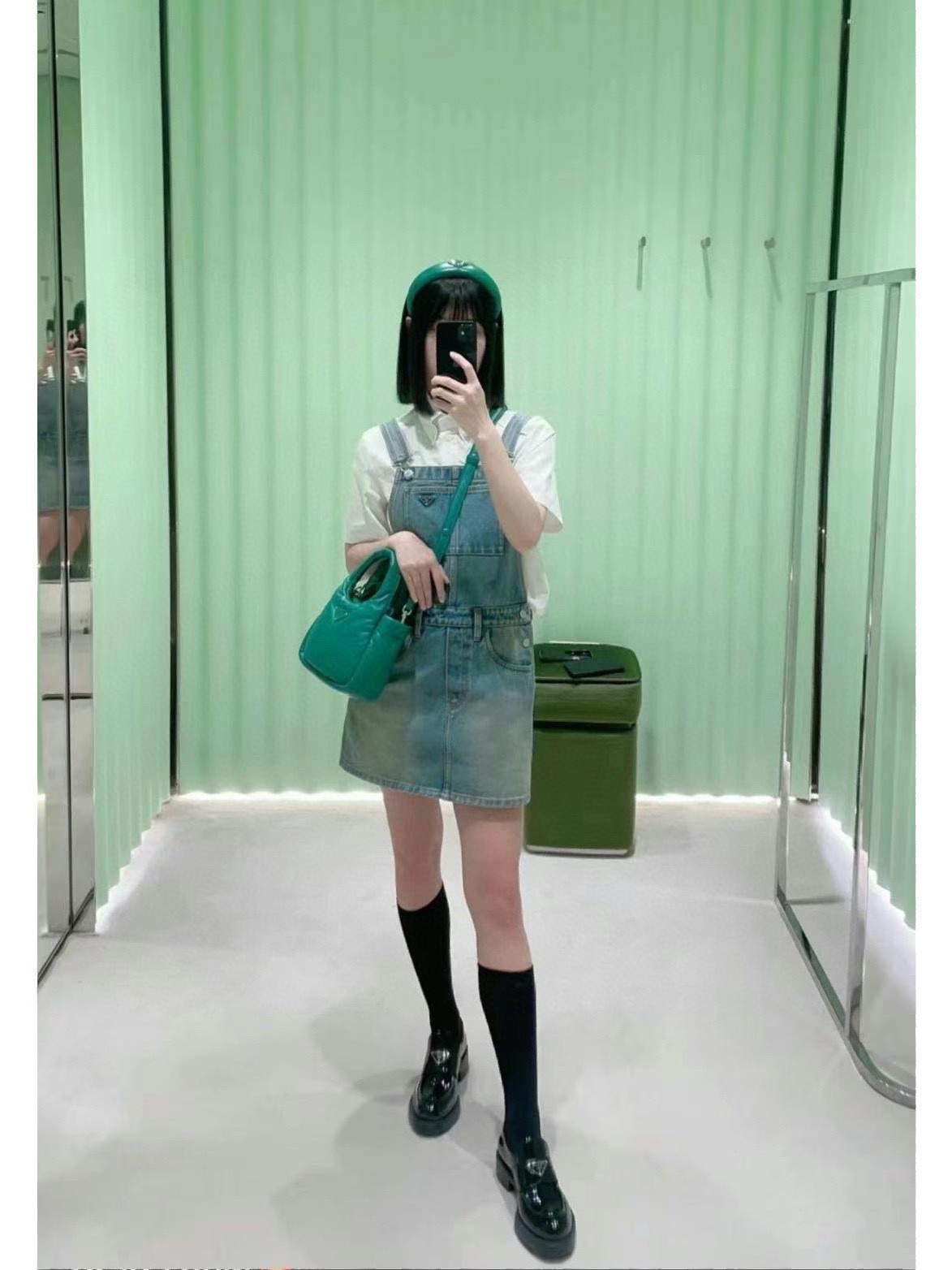 Upper body picture~prada original factory small vegetable basket