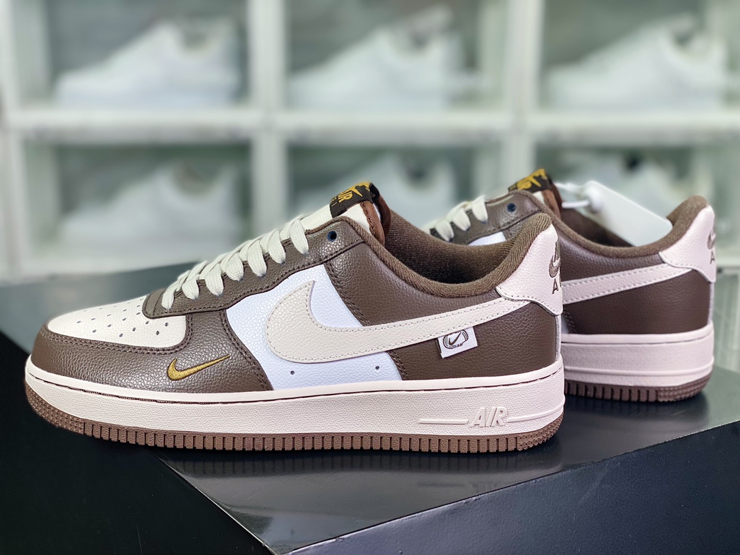 Air Force 1'07 Low ”Brown/Beige/Olive Green” Air Force One classic low-top all-match casual sports shoes DB3301-077