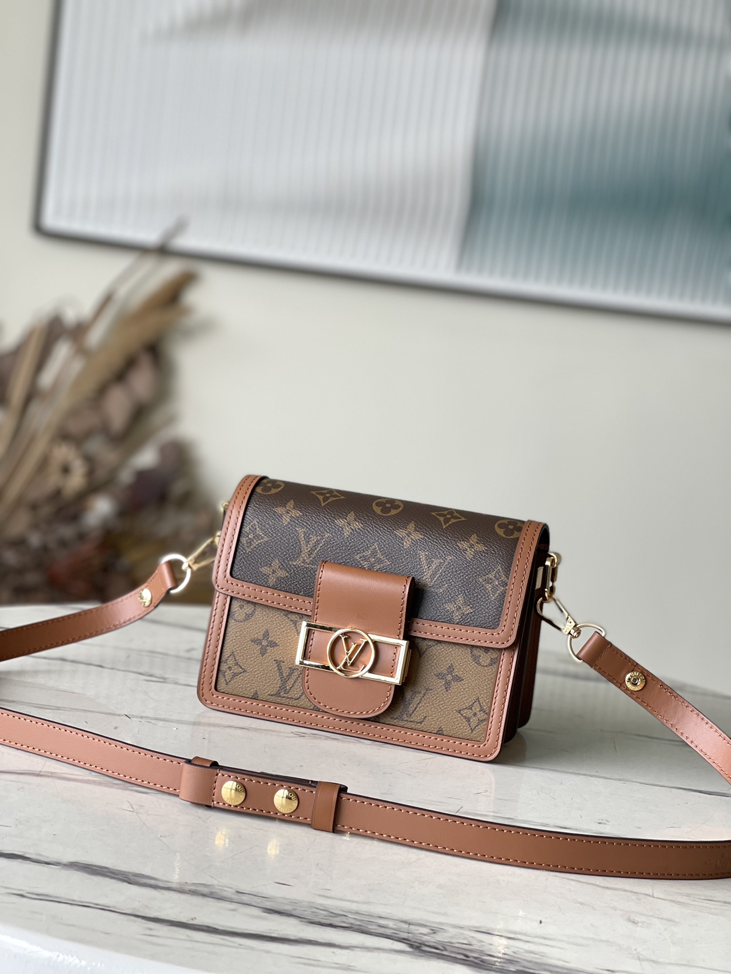 Dauphine Mini Bag Monogram Canvas - Handbags M45959