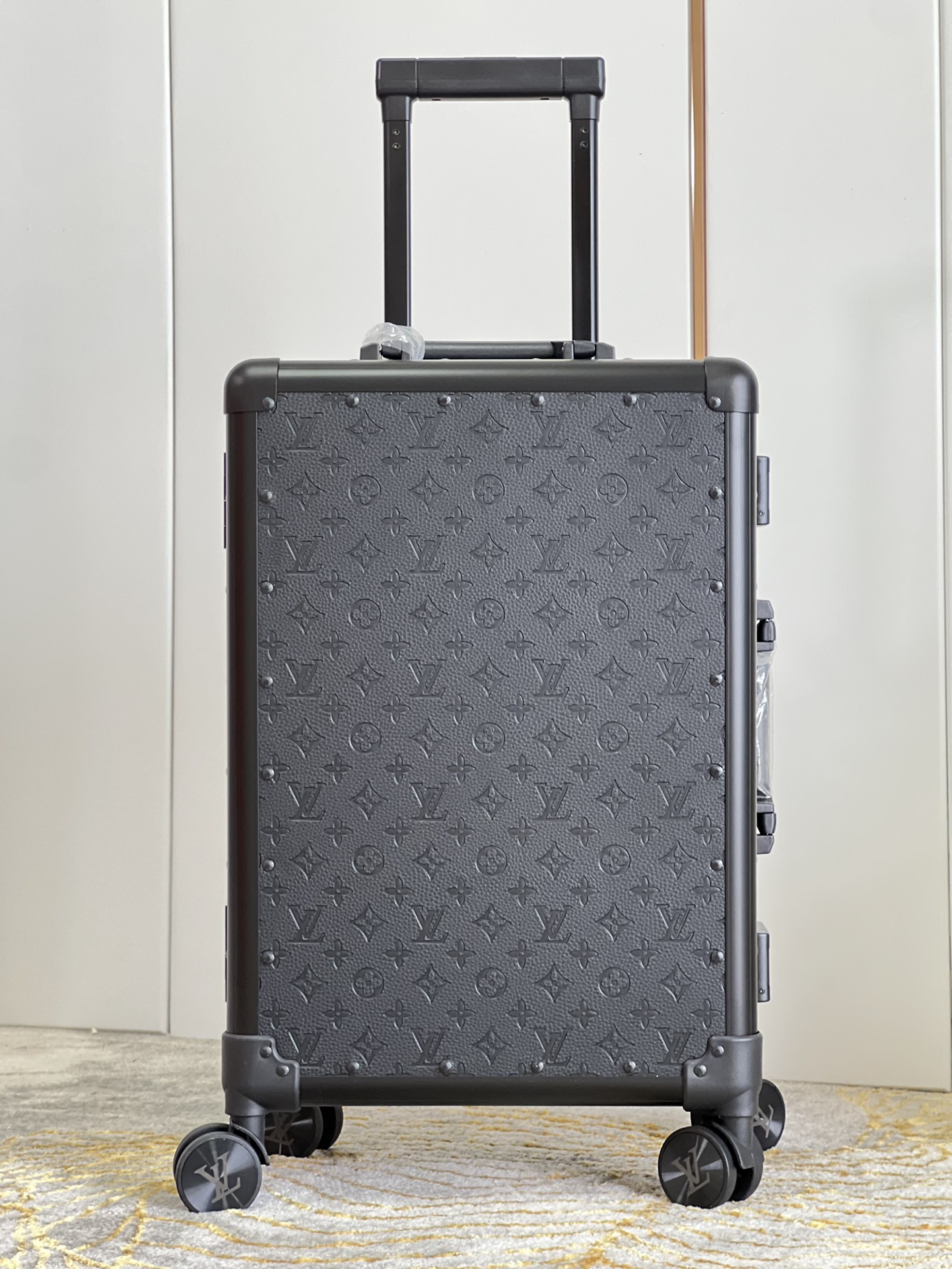 Louis Vuitton Bags Trolley Case Black Monogram Canvas
