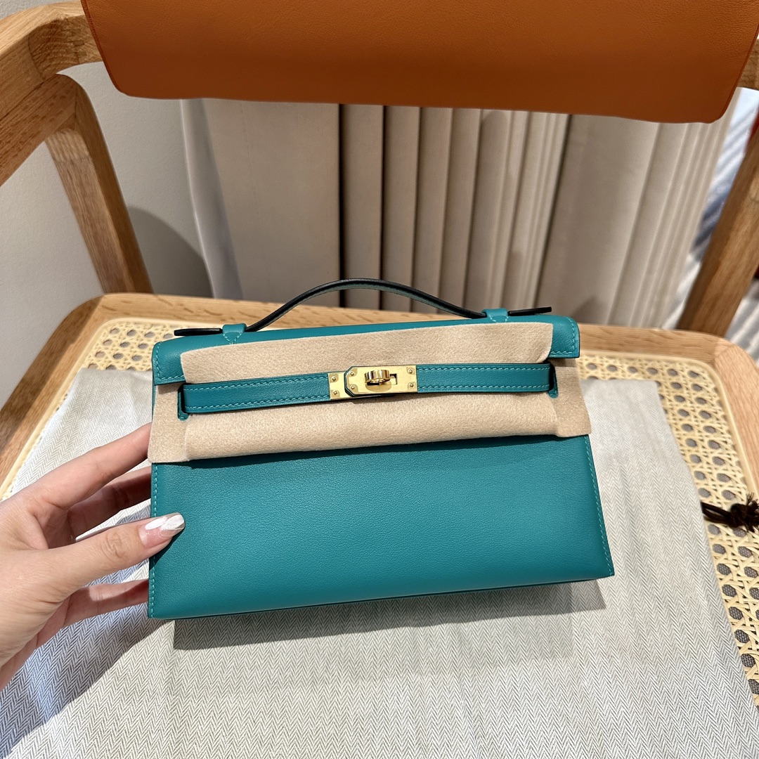 Hermès mini kelly 1, 7F, swift, gold, 22cm, all handmade!!