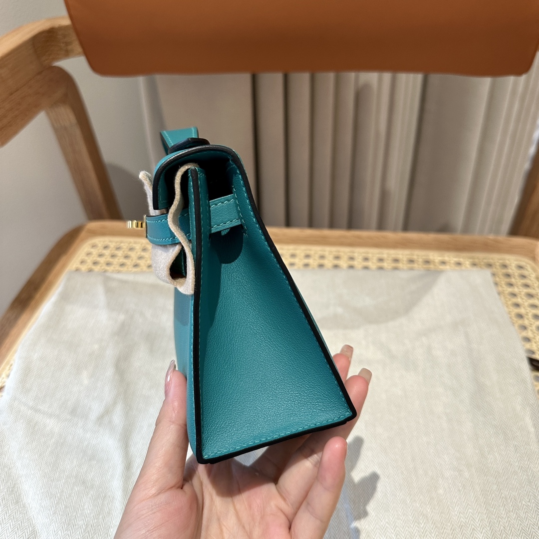Hermès mini kelly 1, 7F, swift, gold, 22cm, all handmade!!
