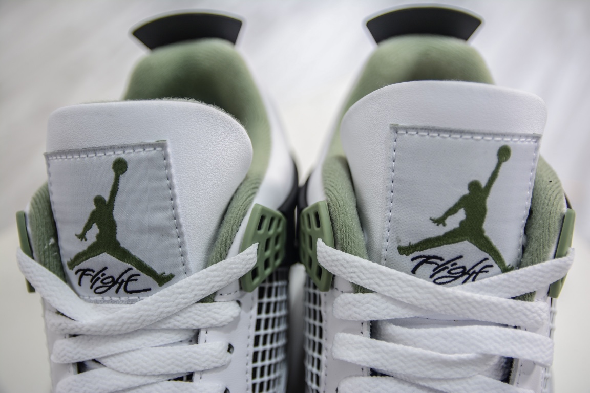 280 外贸特供版Air Jordan AJ4 Retro 海沫绿 鼠尾草AQ9129-103