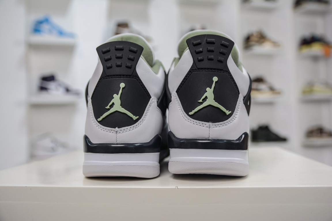280 外贸特供版Air Jordan AJ4 Retro 海沫绿 鼠尾草AQ9129-103