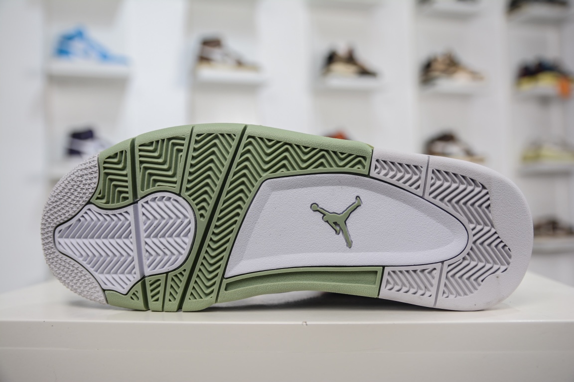 280 外贸特供版Air Jordan AJ4 Retro 海沫绿 鼠尾草AQ9129-103