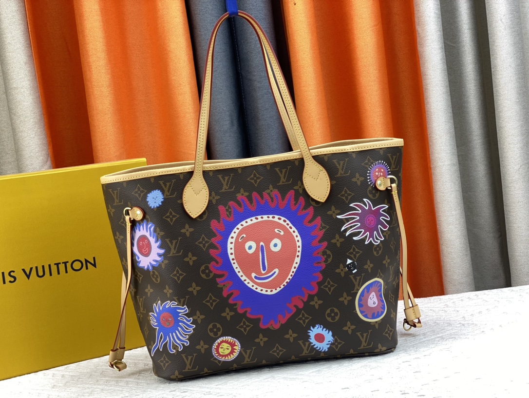 P310 升级原版 M40995 涂鸦 太阳花 NEVERFULL 中号手袋