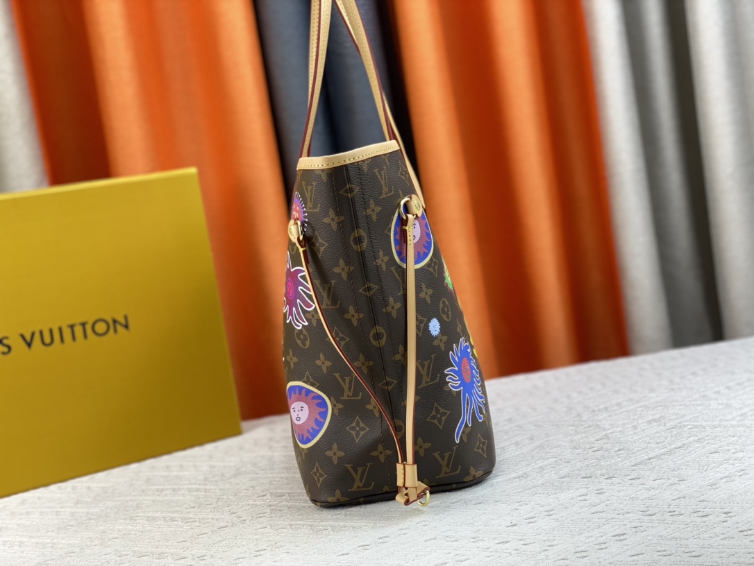 P310 升级原版 M40995 涂鸦 太阳花 NEVERFULL 中号手袋