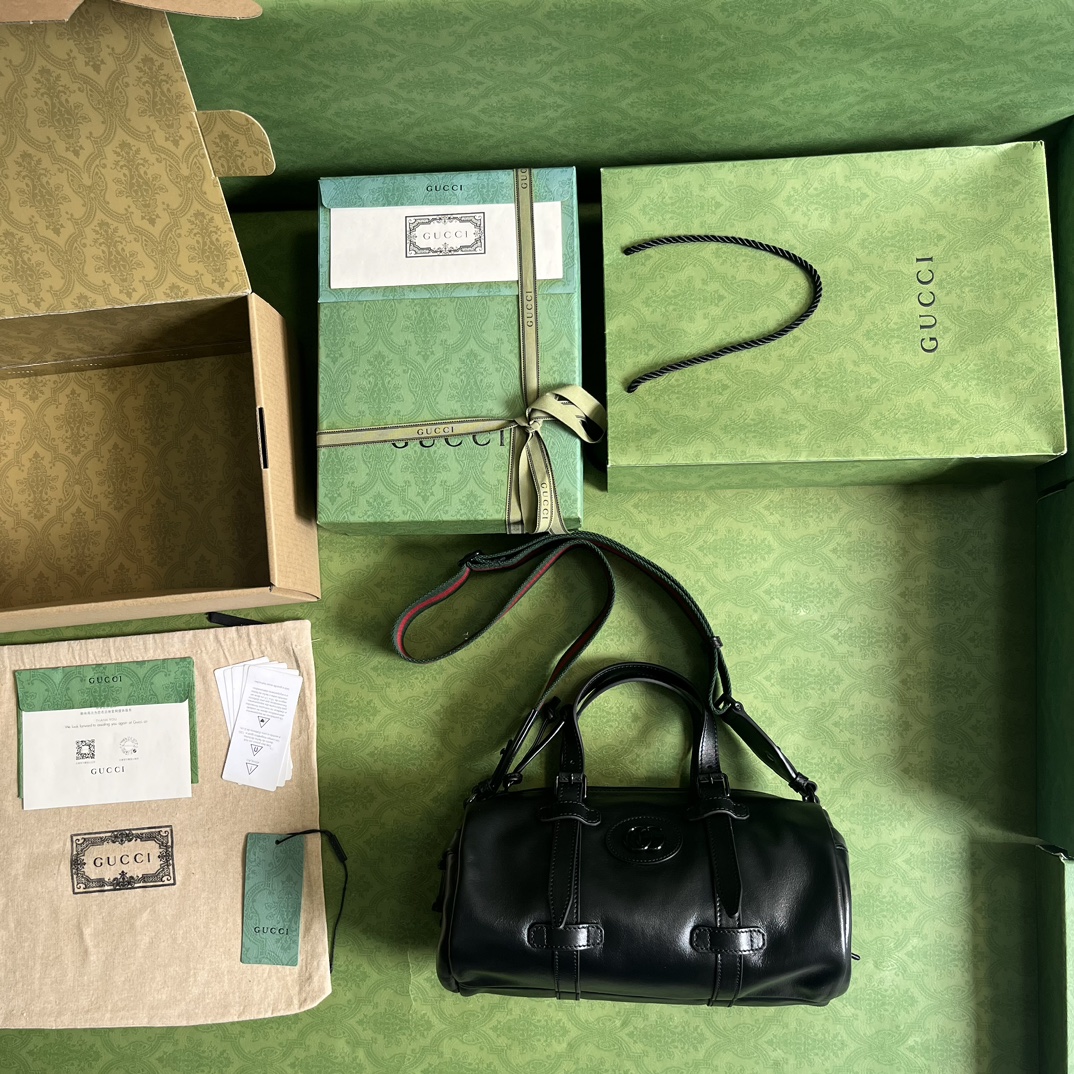 配全套原厂绿盒包装饰同色调双G小号行