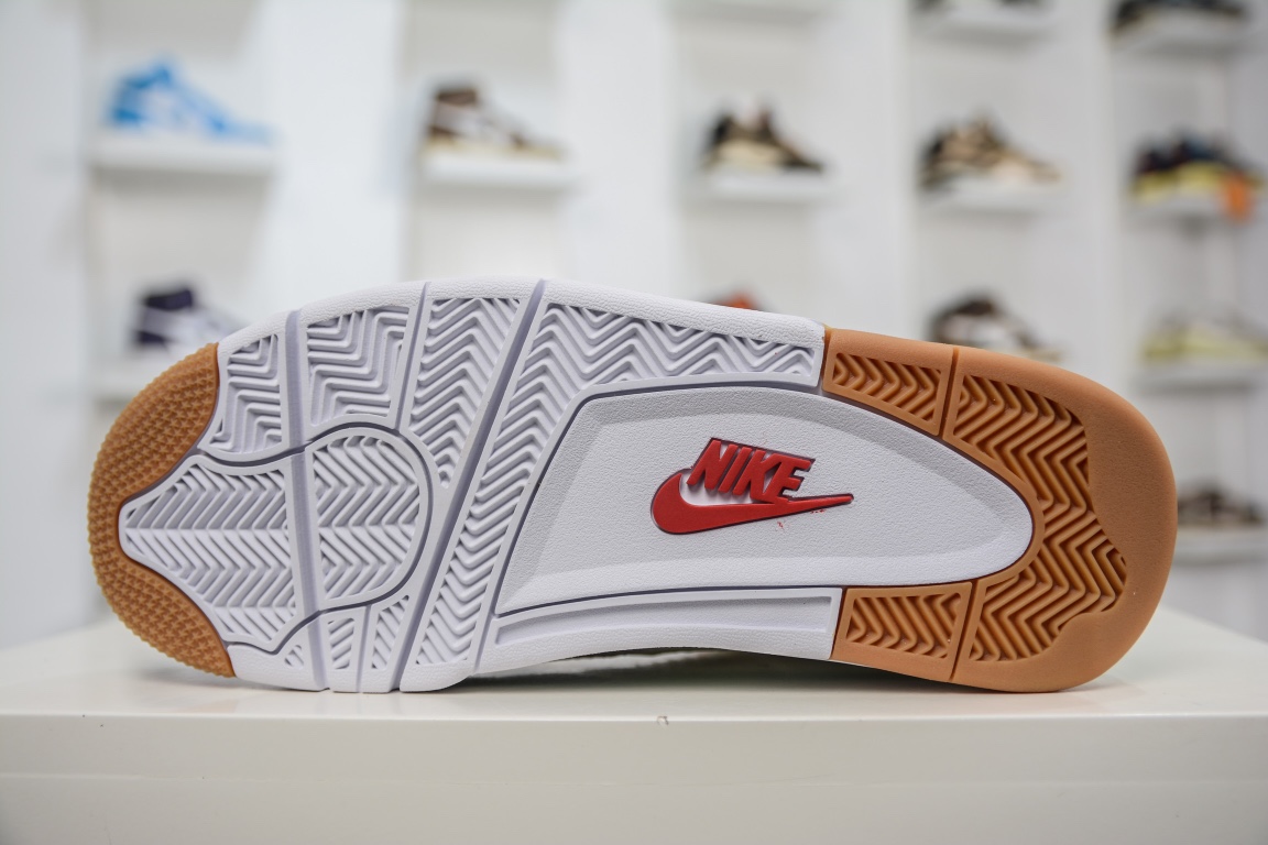 280 外贸特供版Air Jordan AJ4 Retro 绿松石 白绿 DR5415