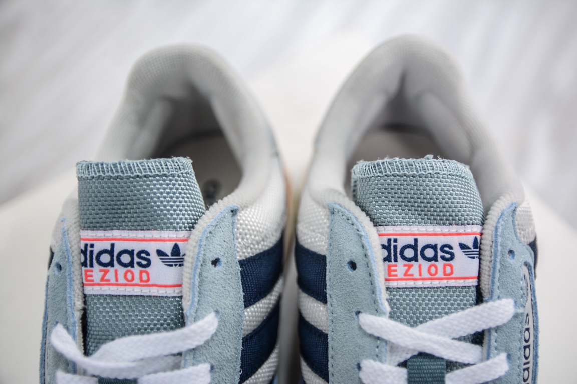 Adidas Originals Treziod 2 Low Treziod 2nd generation series low top retro casual sports jogging shoes ”haze light blue gray dark blue orange red” GY0046