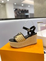 Louis Vuitton Fashion
 Shoes Sandals Calfskin Cowhide Sheepskin Straw Woven