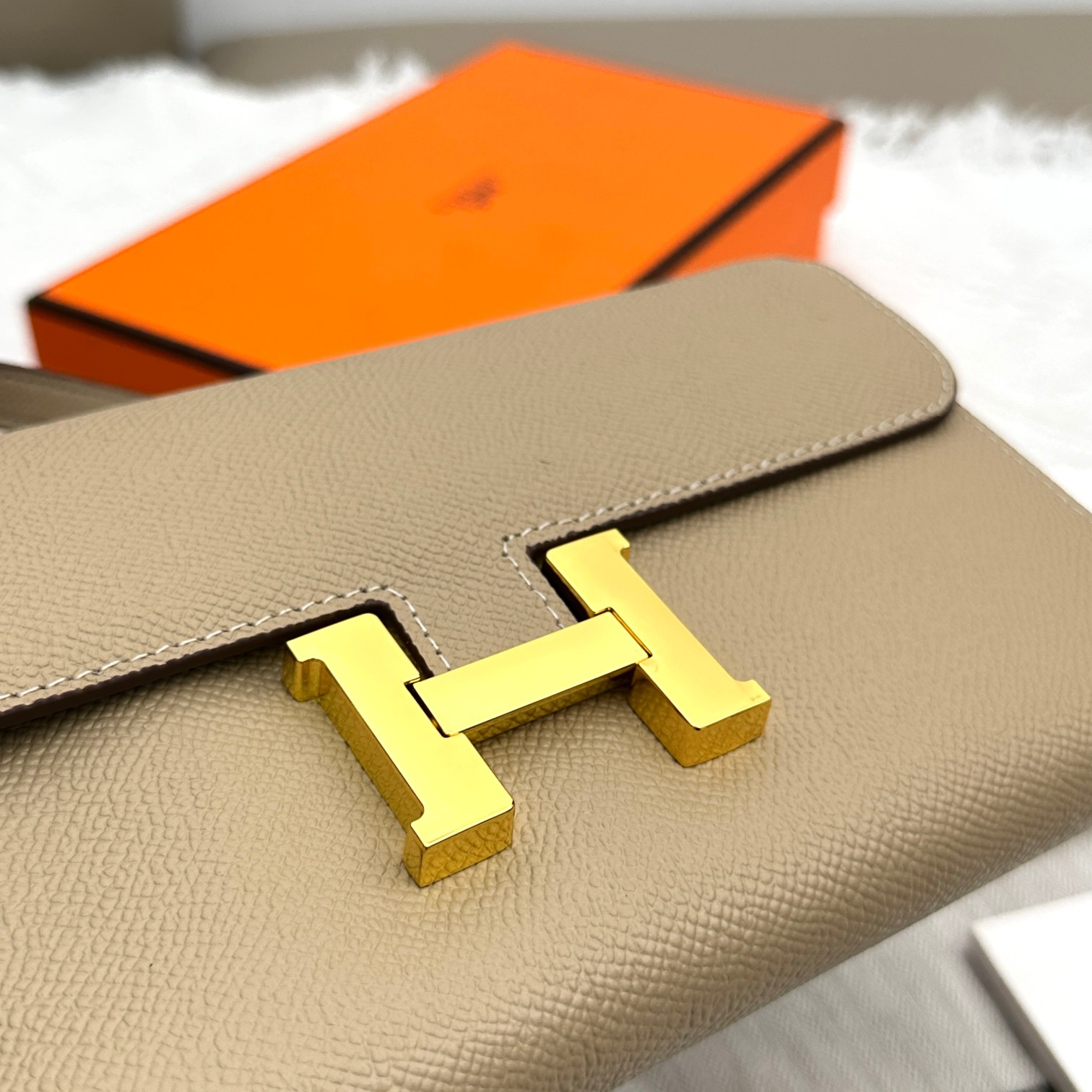 Hermes Constance 原单 手掌纹金扣 バッグ