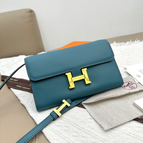 Hermes Constance Wallet Crossbody Bag, Leather with Gold Hardware, 22cm 1 Hermes Constance Wallet Crossbody Bag, Leather with Gold Hardware, 22cm