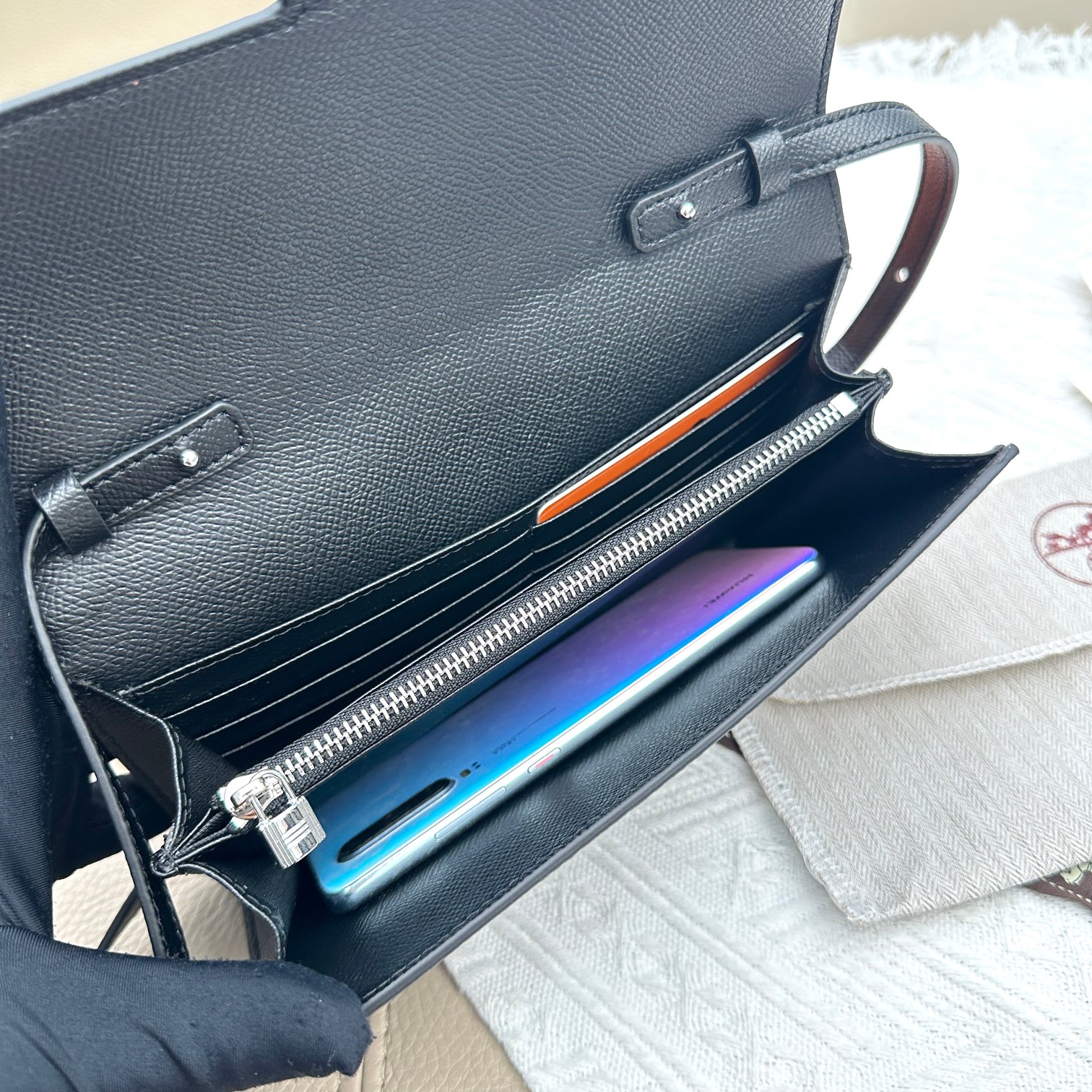 Hermes Constance 原单 手掌纹銀扣 ショルダーバッグ