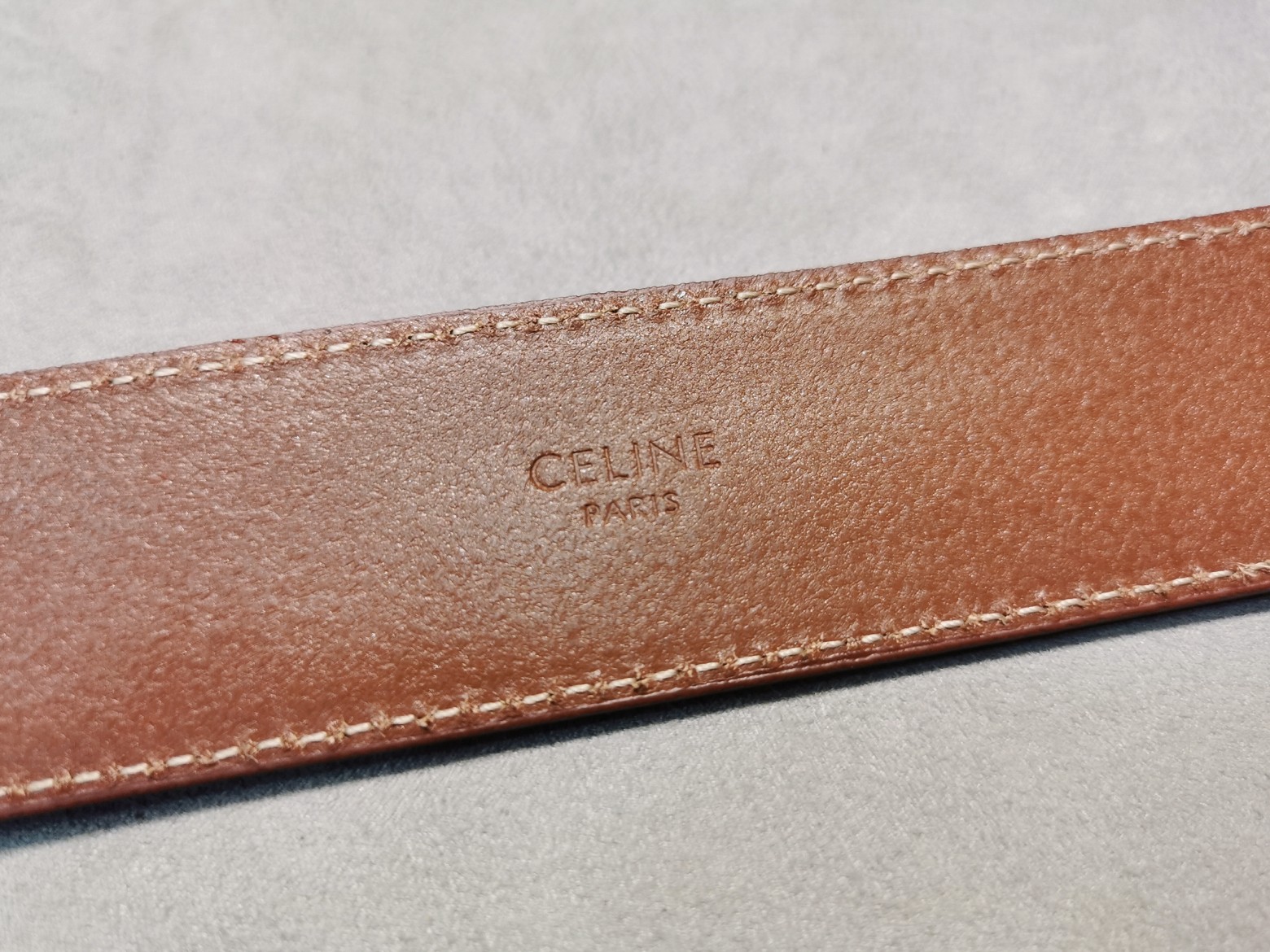 刚到手的celine23新款腰带celine新款复古腰带宽度3.5cmWESTERN大号CELINE刺绣