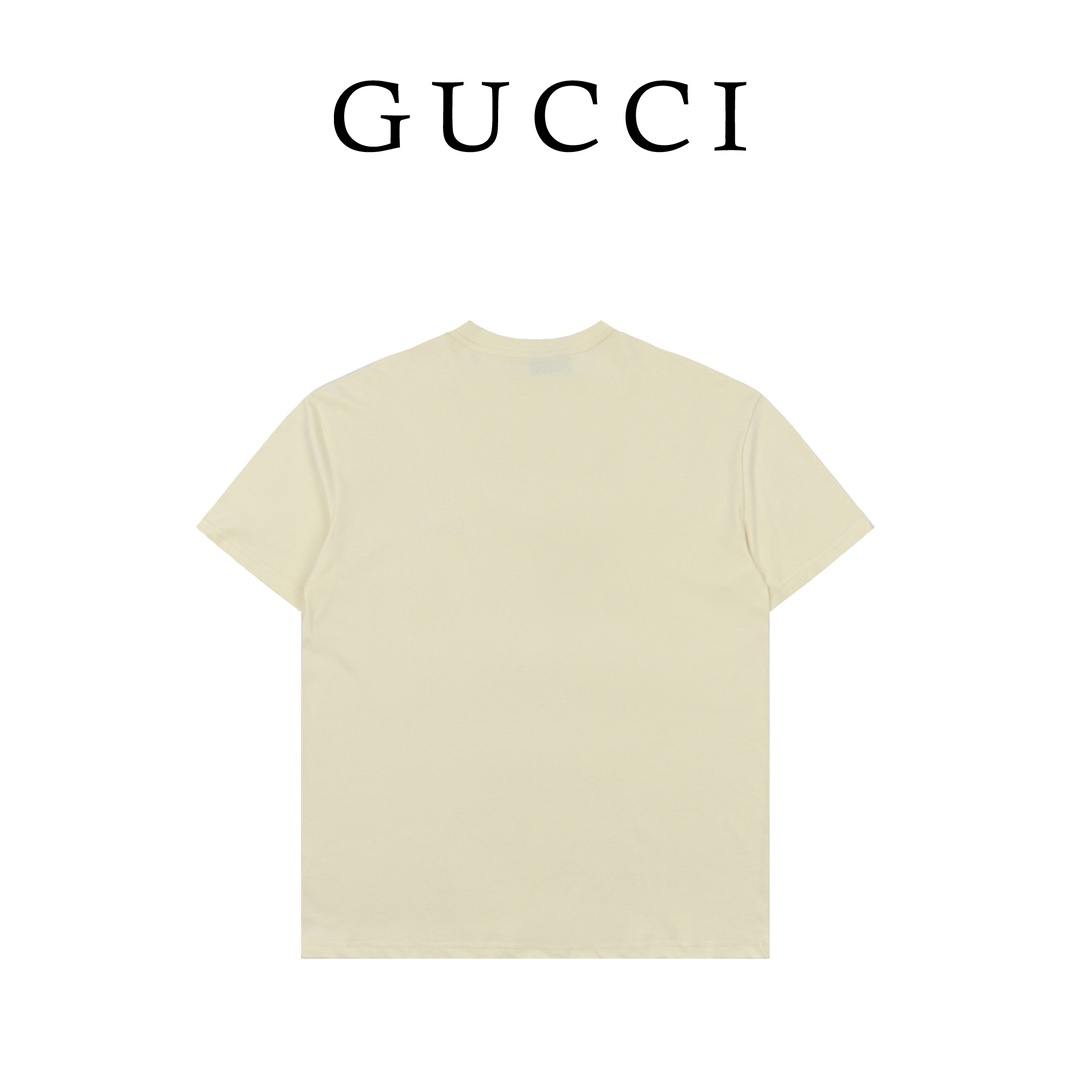 150 Gucci 古驰23ss 剪刀手势图案短袖 夏季