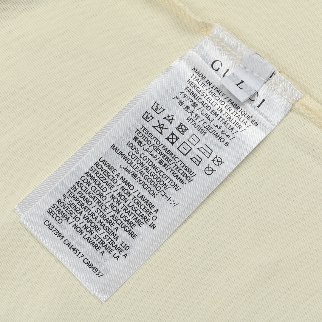 150 Gucci 古驰23ss 剪刀手势图案短袖 夏季