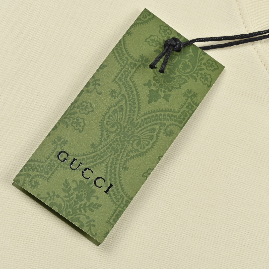 150 Gucci 古驰23ss 剪刀手势图案短袖 夏季