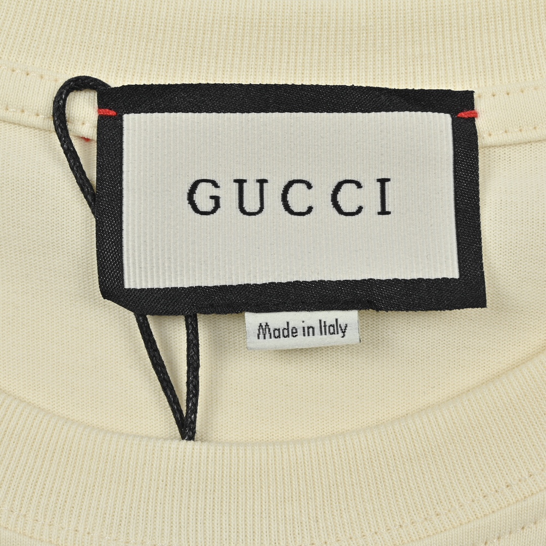 150 Gucci 古驰23ss 剪刀手势图案短袖 夏季