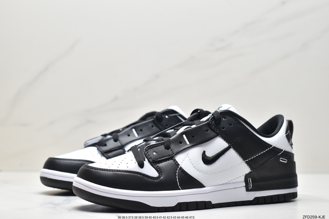 /NK Dunk Low recyclable material black and white factory produced DV4024-002