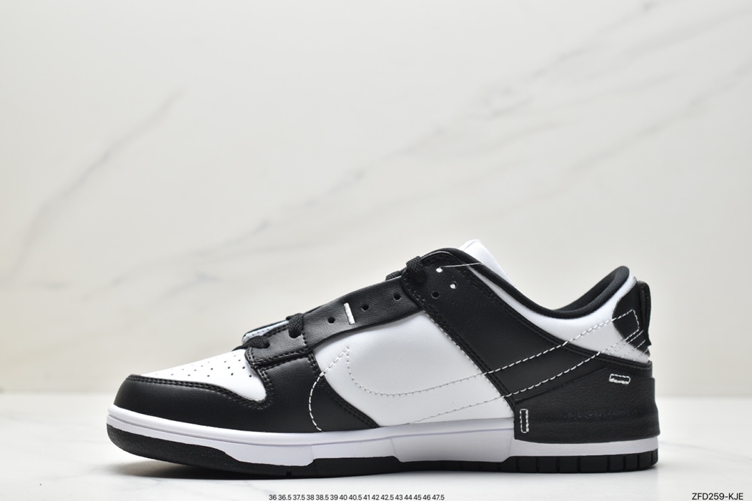 /NK Dunk Low recyclable material black and white factory produced DV4024-002