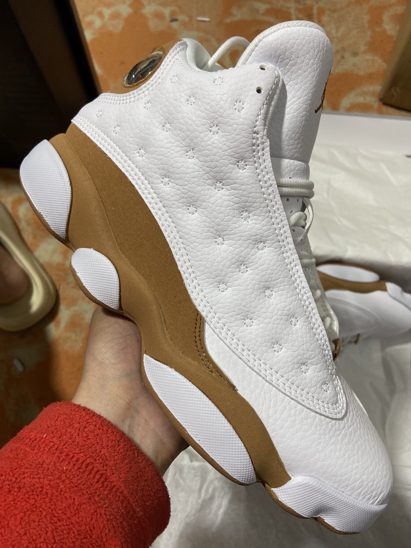 aj13小麦高帮尺码40-47.5A