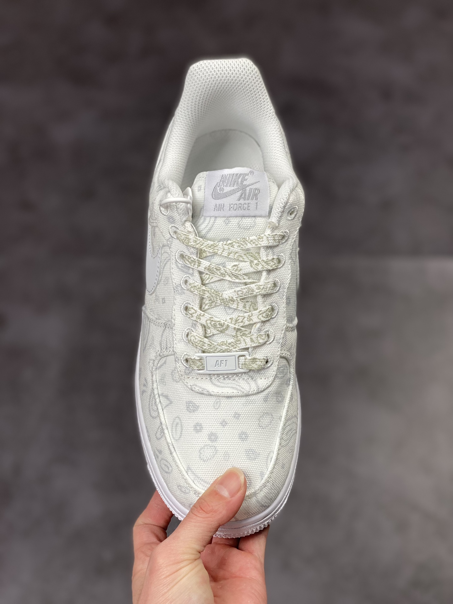 190 Nike Air Force 1 Low 07 白灰满印腰果花 DG2296-088