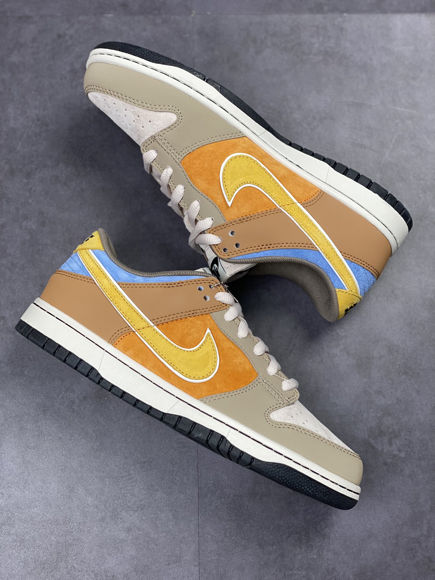 200 NIKE SB Dunk Low 大友克洋 麂皮橘黄灰 LF0039-018