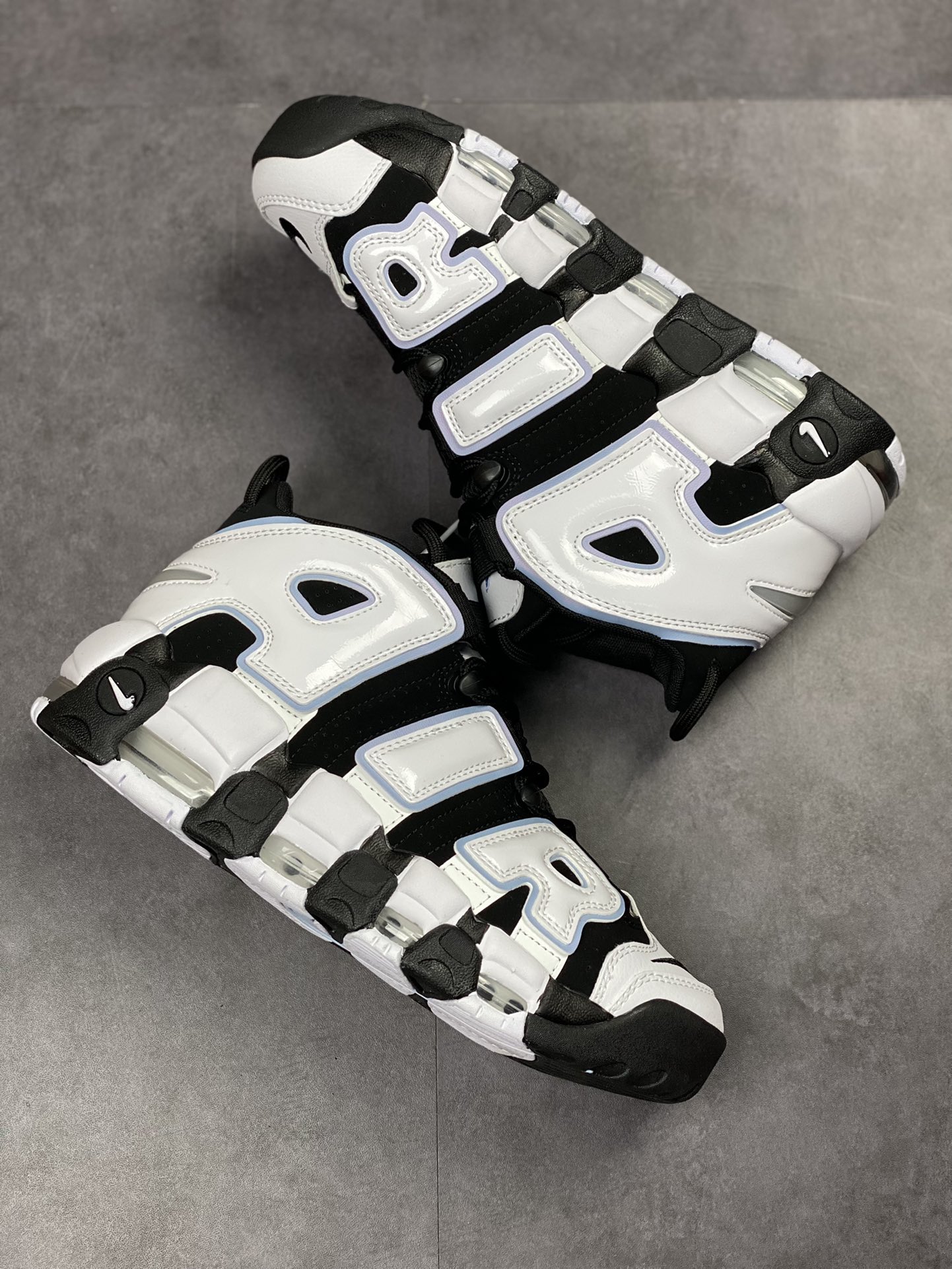 PP version Air More Uptempo milk white black panda DV0819-001