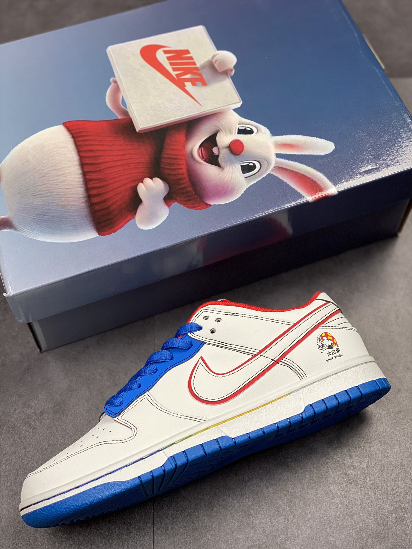 280 Nike SB Dunk Low 大白兔 纯原大厂出品 NN5869-601