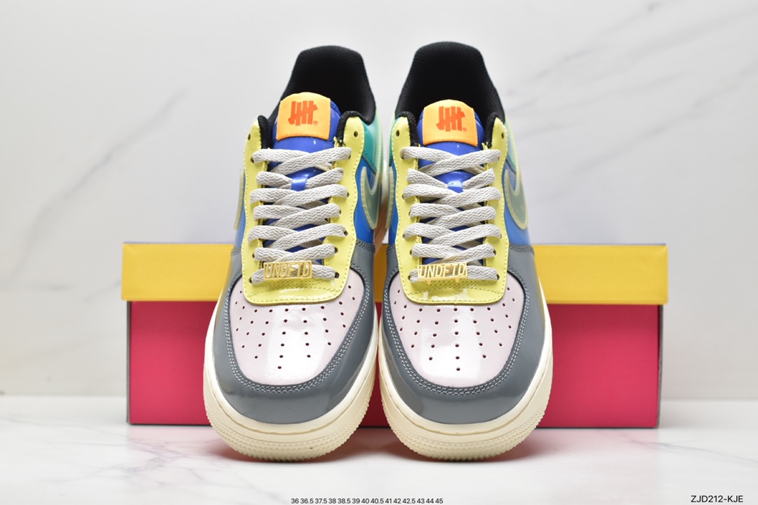 240 再度联名美潮鼻祖品牌UNDEFEATED x Nike Air Force 1’07 Low SP”Celestine Blue”空军一号DV5255-001