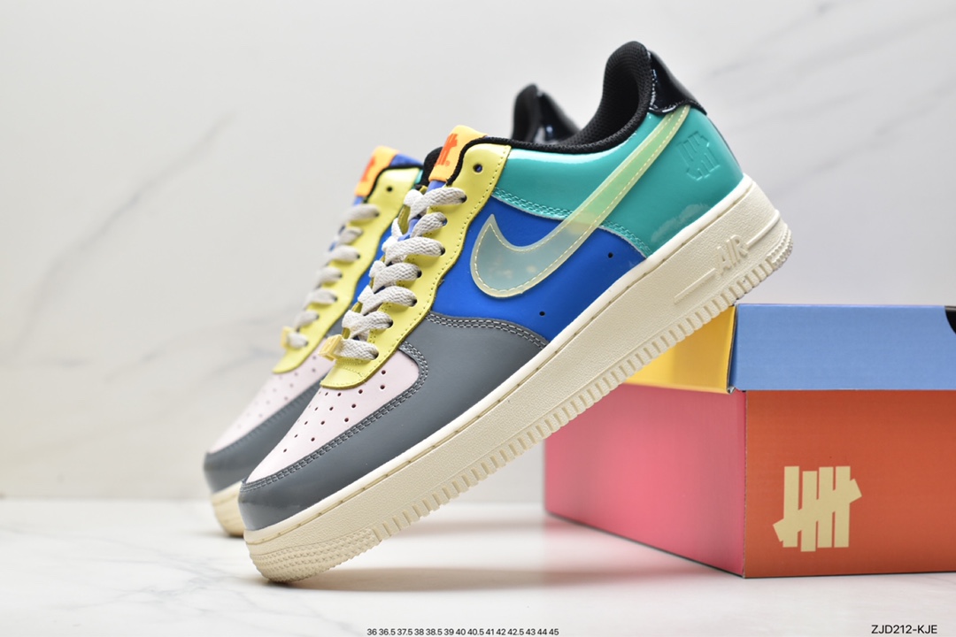 240 再度联名美潮鼻祖品牌UNDEFEATED x Nike Air Force 1’07 Low SP”Celestine Blue”空军一号DV5255-001
