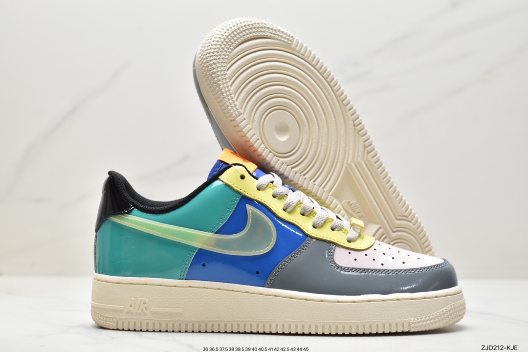 240 再度联名美潮鼻祖品牌UNDEFEATED x Nike Air Force 1’07 Low SP”Celestine Blue”空军一号DV5255-001