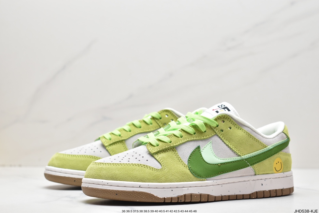 190 Nike Dunk Low SE ”85” 灰黑绿双钩 低帮休闲运动板鞋原装头层材料 DO9457-100