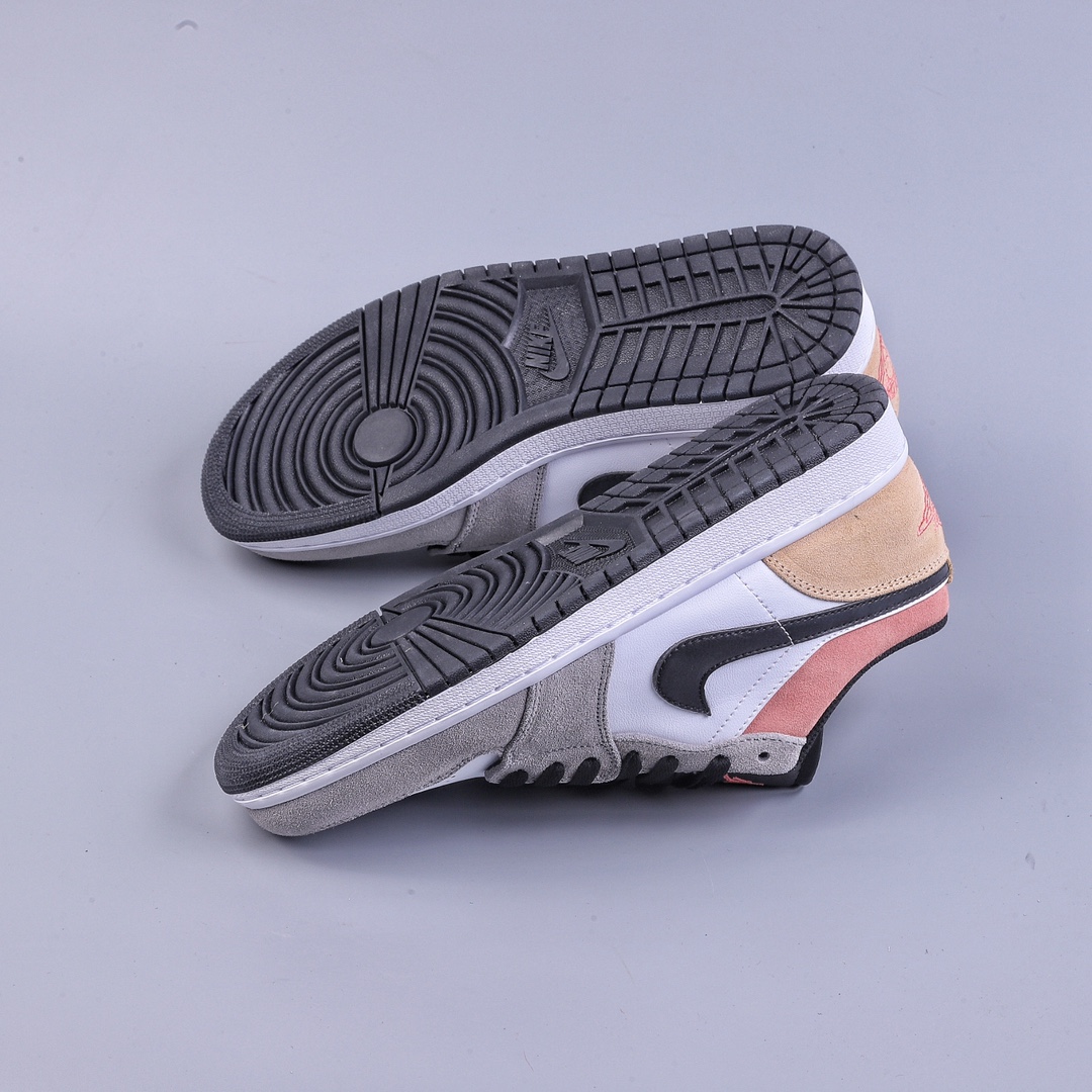 180 Air Jordan 1 Low 白灰粉棕 DX4334-008