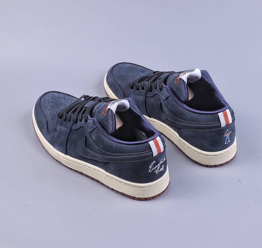 280 DT Air Jordan 1 Low AJ1 乔1高尔夫 黑蓝色低帮休闲板鞋DV1759-448