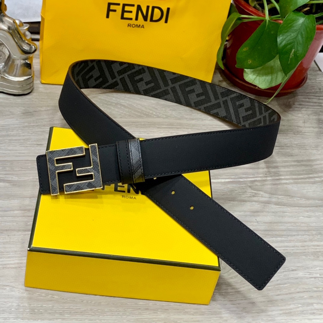 FENDI芬迪专柜同款宽4.0CM双