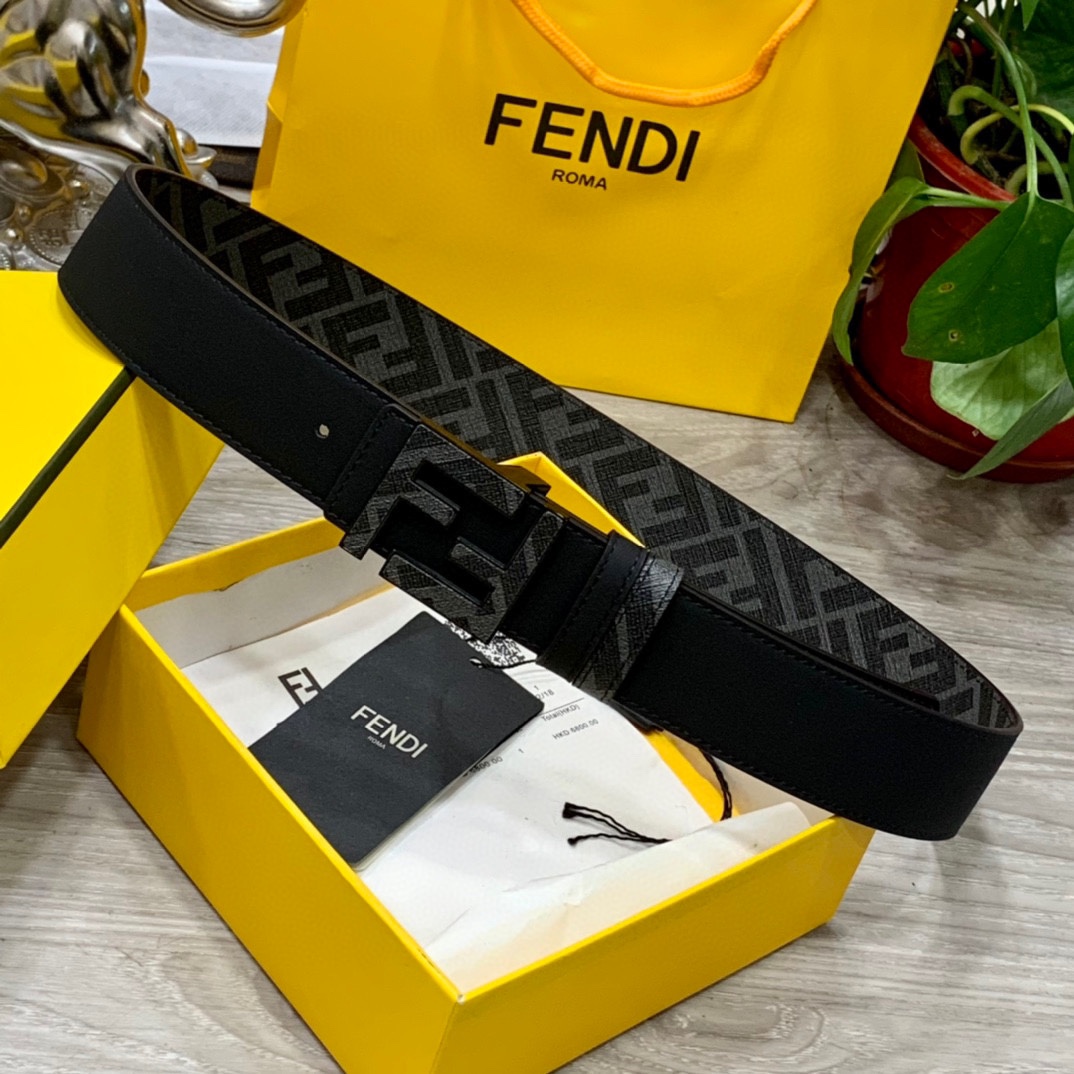 FENDI芬迪专柜同款宽4.0CM双