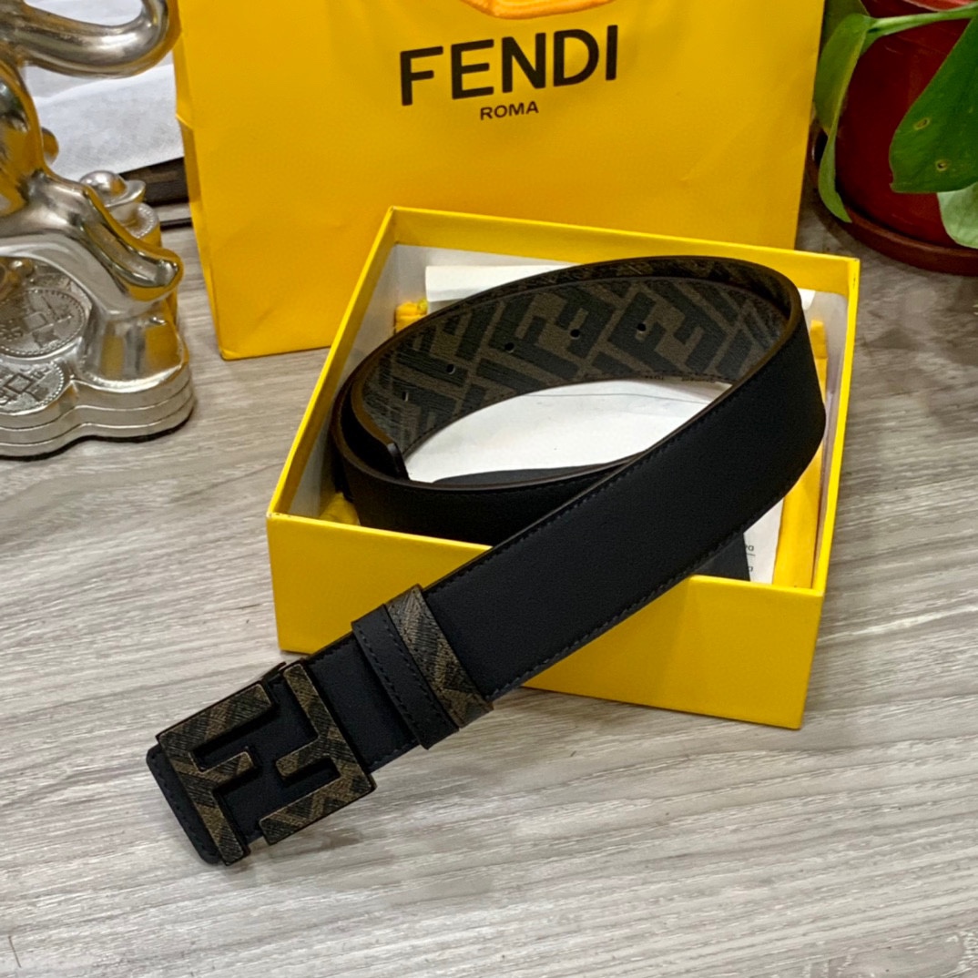 FENDI芬迪专柜同款宽4.0CM双