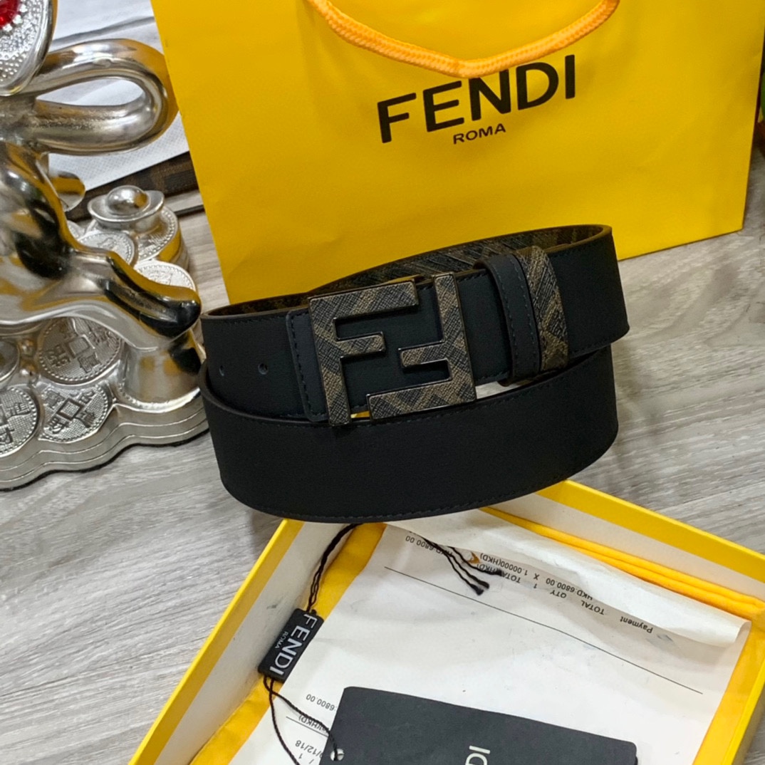 FENDI芬迪专柜同款宽4.0CM双