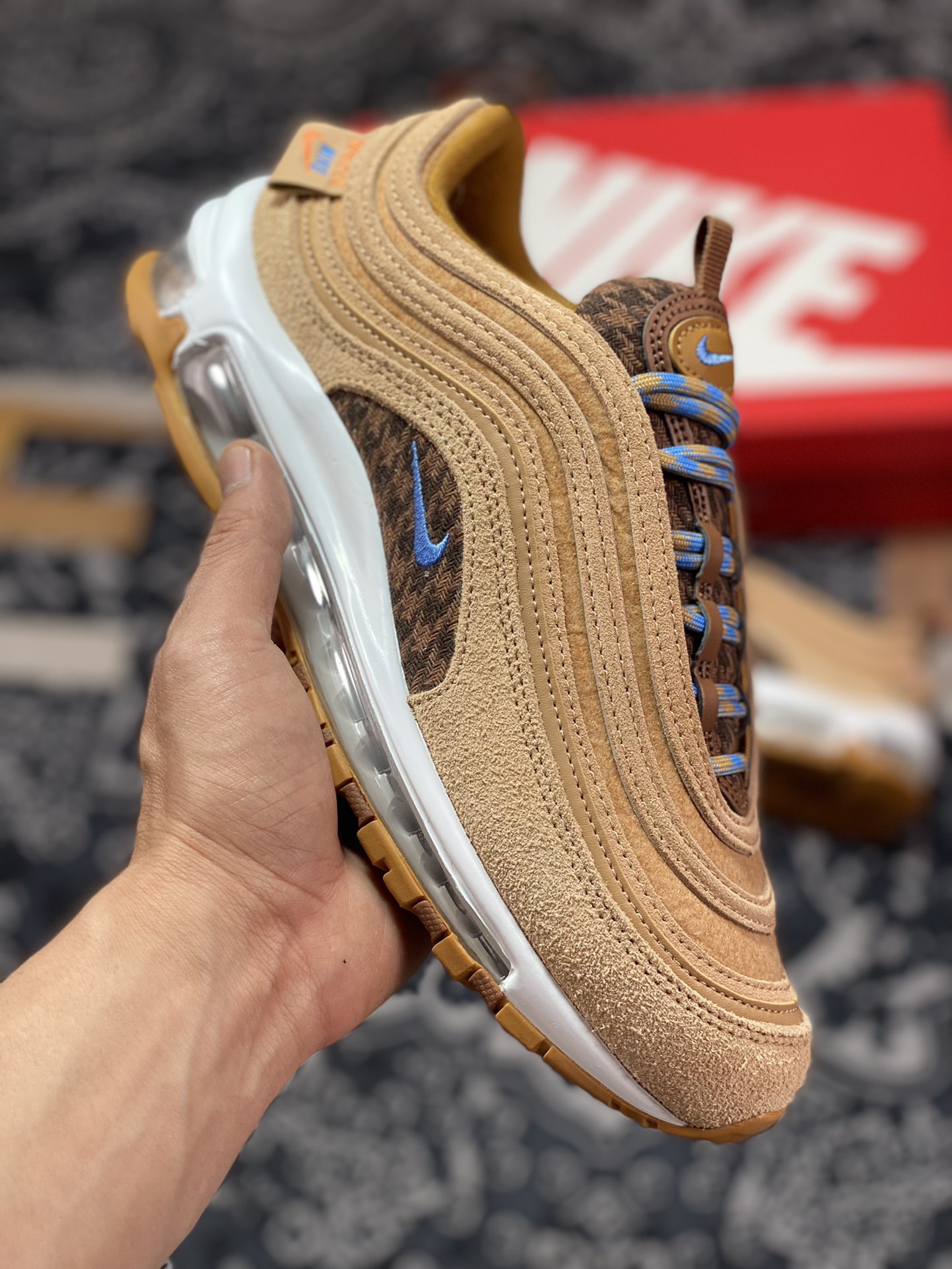 240 Nike Air Max 97 SE”Image of Teddy bear”系列低帮复古气垫DZ5348-288