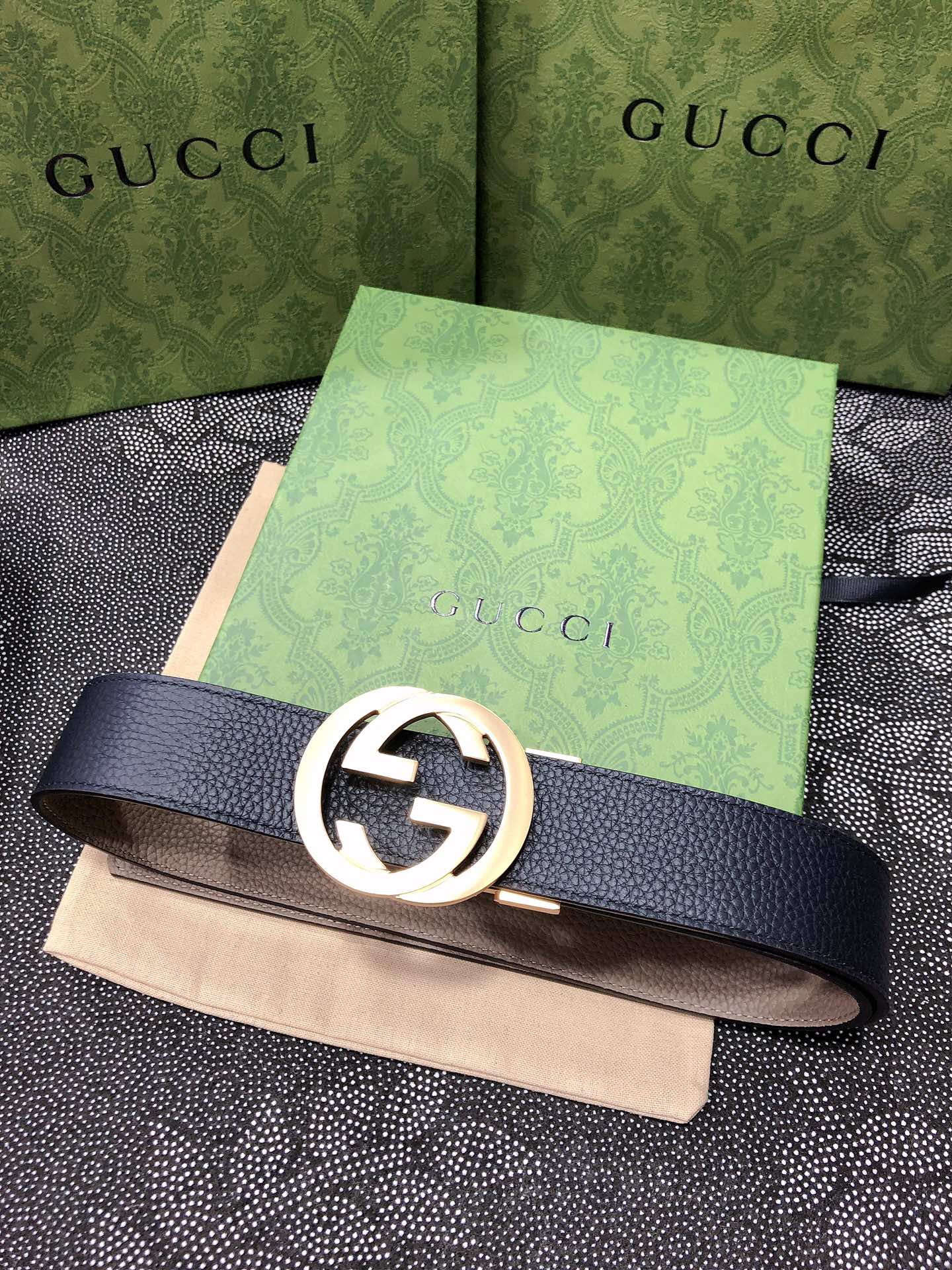 Gucci.古驰全套包装3.8cm进